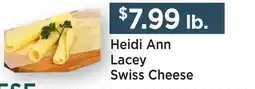 Heinen's Heidi Ann Lacey Swiss Cheese offer