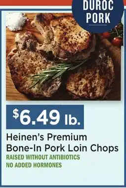 Heinen's Heinen's Premium Bone-In Pork Loin Chops offer
