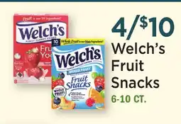 Heinen's Welch's Fruit Snacks offer