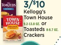 Heinen's Kellogg's Town House 9.2-13.8 OZ. or Toasteds 8-8.7 OZ offer