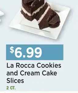 Heinen's La Rocca Cookies and Cream Cake Slices offer