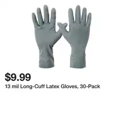 Harbor Freight Tools 13 mil Long-Cuff Latex Gloves, 30-Pack offer