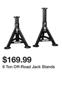 Harbor Freight Tools 6 Ton Off-Road Jack Stands offer