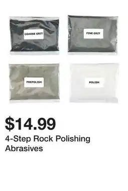 Harbor Freight Tools 4-Step Rock Polishing Abrasives offer