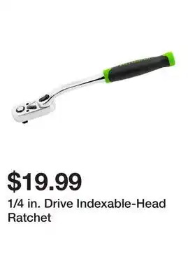 Harbor Freight Tools 1/4 in. Drive Indexable-Head Ratchet offer