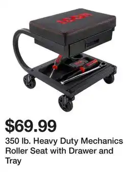 Harbor Freight Tools 350 lb. Heavy Duty Mechanics Roller Seat with Drawer and Tray offer