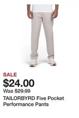 Marshalls TAILORBYRD Five Pocket Performance Pants offer