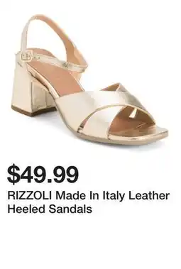 Marshalls RIZZOLI Made In Italy Leather Heeled Sandals offer
