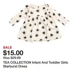 Marshalls TEA COLLECTION Infant And Toddler Girls Starburst Dress offer