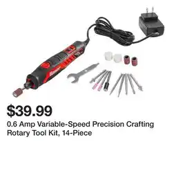 Harbor Freight Tools 0.6 Amp Variable-Speed Precision Crafting Rotary Tool Kit, 14-Piece offer