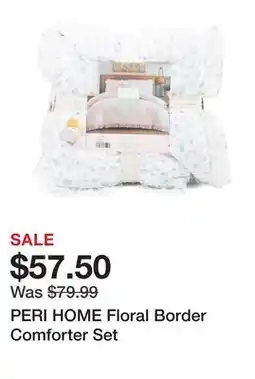 Marshalls PERI HOME Floral Border Comforter Set offer