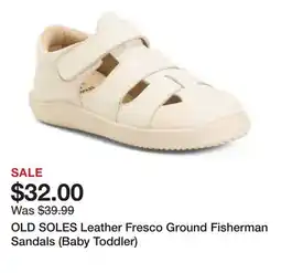 Marshalls OLD SOLES Leather Fresco Ground Fisherman Sandals (Baby Toddler) offer
