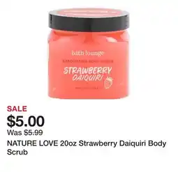Marshalls NATURE LOVE 20oz Strawberry Daiquiri Body Scrub offer