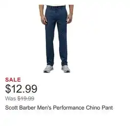 Costco Scott Barber Men's Performance Chino Pant offer