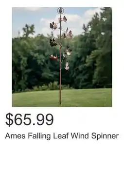 Costco Ames Falling Leaf Wind Spinner offer