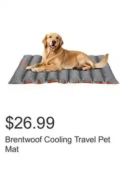 Costco Brentwoof Cooling Travel Pet Mat offer