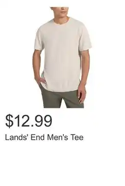 Costco Lands' End Men's Tee offer