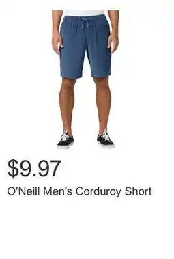Costco O'Neill Men's Corduroy Short offer