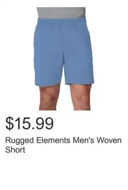 Costco Rugged Elements Men's Woven Short offer