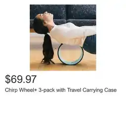 Costco Chirp Wheel+ 3-pack with Travel Carrying Case offer