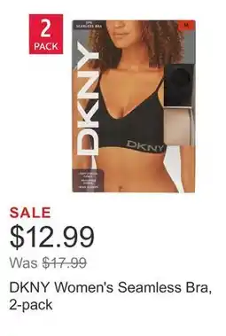 Costco DKNY Women's Seamless Bra, 2-pack offer
