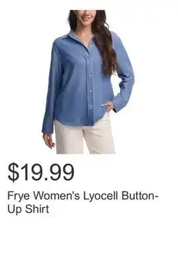 Costco Frye Women's Lyocell Button-Up Shirt offer