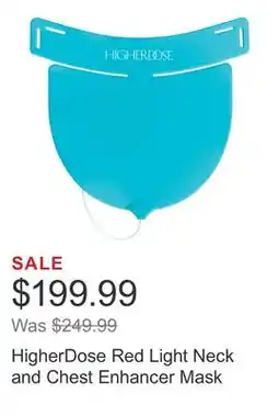 Costco HigherDose Red Light Neck and Chest Enhancer Mask offer