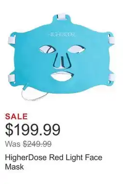 Costco HigherDose Red Light Face Mask offer
