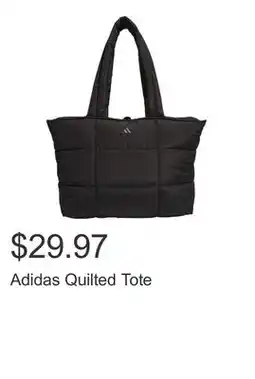 Costco Adidas Quilted Tote offer