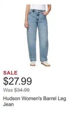 Costco Hudson Women's Barrel Leg Jean offer