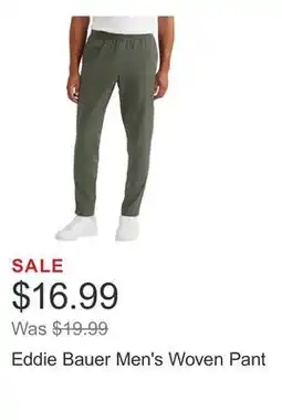 Costco Eddie Bauer Men's Woven Pant offer