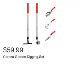 Costco Corona Garden Digging Set offer