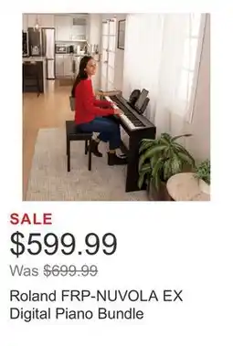 Costco Roland FRP-NUVOLA EX Digital Piano Bundle offer