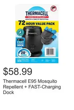 Costco Thermacell E95 Mosquito Repellent + FAST-Charging Dock offer