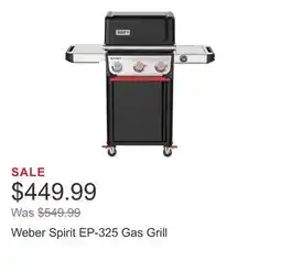 Costco Weber Spirit EP-325 Gas Grill offer