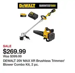 Tractor Supply Company DEWALT 20V MAX XR Brushless Trimmer/Blower Combo Kit, 2 pc offer