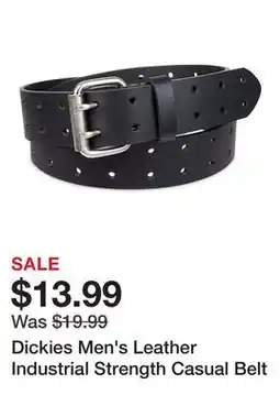 Tractor Supply Company Dickies Men's Leather Industrial Strength Casual Belt offer