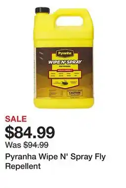 Tractor Supply Company Pyranha Wipe N' Spray Fly Repellent offer