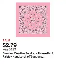 Tractor Supply Company Carolina Creative Products Hav-A-Hank Paisley Handkerchief/Bandana, 22 x 22in offer
