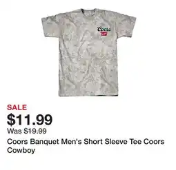 Tractor Supply Company Coors Banquet Men's Short Sleeve Tee Coors Cowboy offer