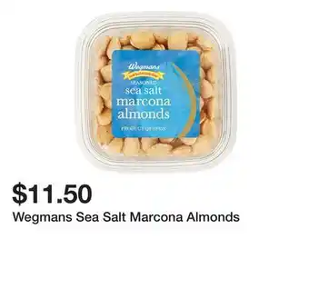 Wegmans Wegmans Sea Salt Marcona Almonds offer
