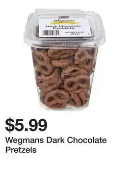 Wegmans Wegmans Dark Chocolate Pretzels offer