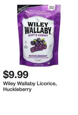 Wegmans Wiley Wallaby Licorice, Huckleberry offer