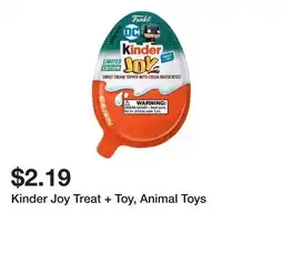 Wegmans Kinder Joy Treat + Toy, Animal Toys offer