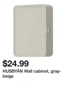Ikea HUSBYÃ…N Wall cabinet, gray-beige offer