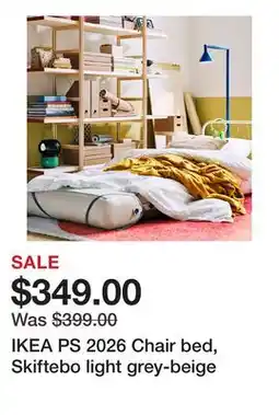 Ikea IKEA PS 2026 Chair bed, Skiftebo light grey-beige offer