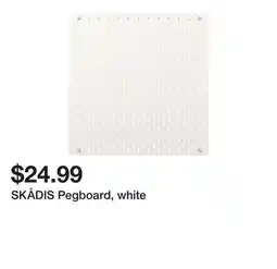 Ikea SKÅDIS Pegboard, white offer