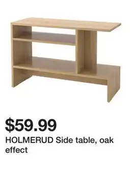 Ikea HOLMERUD Side table, oak effect offer