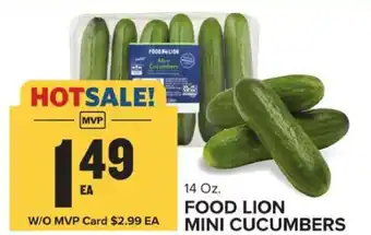 Food Lion FOOD LION MINI CUCUMBERS offer