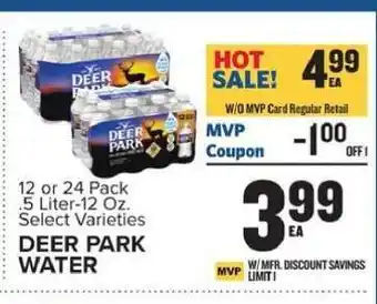 Food Lion DEER PARK WATER offer